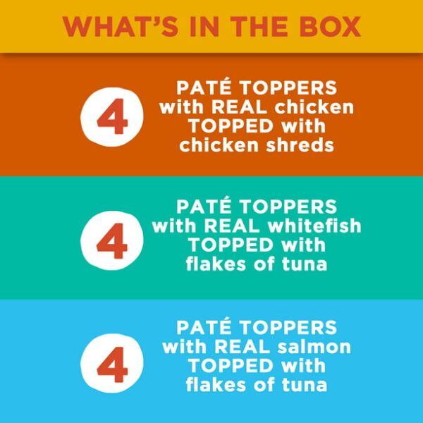 Meow Mix Pate Toppers Seafood & Poultry Variety Pack Wet - Image 2