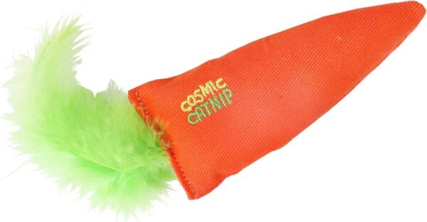 100-Percent North American Catnip Filled Carrot Cat Toy 24 Karat